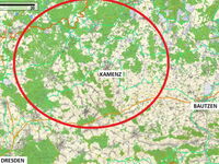 Karte Westlausitz